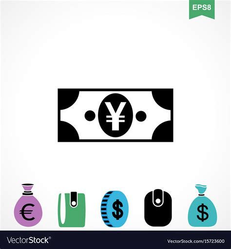 Yen icon Royalty Free Vector Image - VectorStock