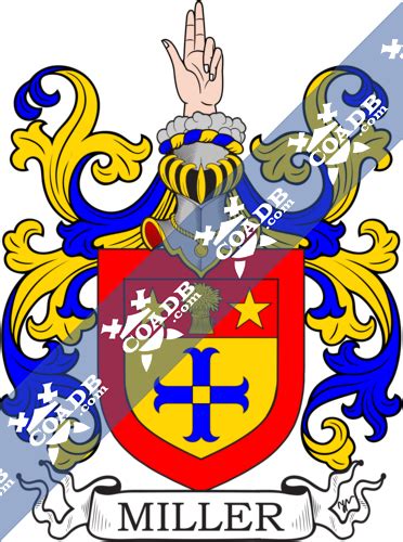 Miller Family Crest, Coat of Arms and Name History