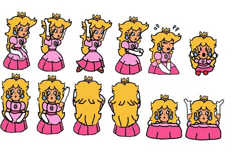 Super Mario Bros Usa Sprite Sheet Recreated Peach By Dr | My XXX Hot Girl