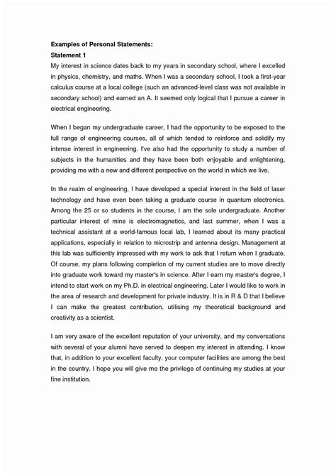 Graduate School Personal Statement Examples | Personal statement examples, College essay ...