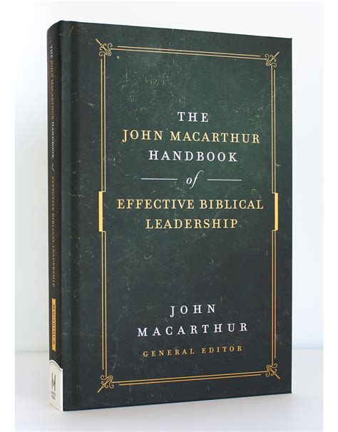 The John MacArthur Handbook of Effective Biblical - Grace Books