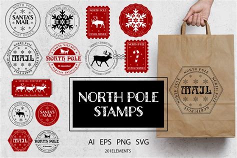 North Pole Stamps