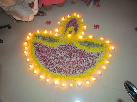 Bonsai: Rangoli at Diwali festival