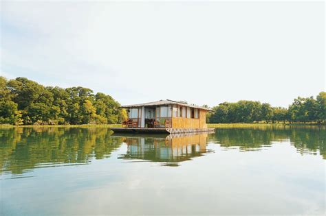 Aquascape Lake Caliraya In Laguna Has Floating Nipa Huts