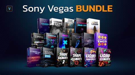 Sony Vegas Bundle for After Effects and Premiere Pro | AEJuice