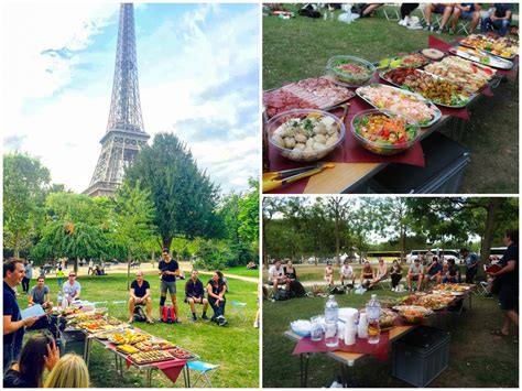 Eiffel Tower picnic dinner - A Deecoded Life