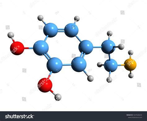 3d Image Cocaine Skeletal Formula Molecular Stock Illustration ...