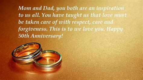 50th Wedding Anniversary Wishes For Parents – VitalCute