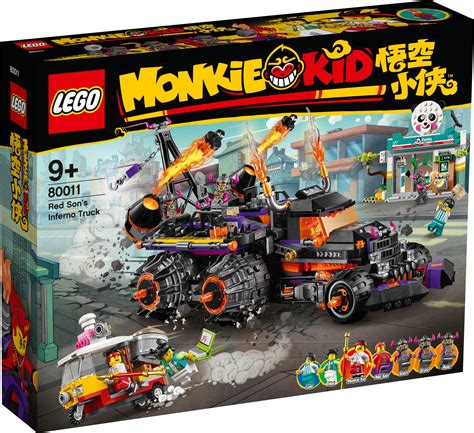 LEGO Monkie Kid 80011 Red Son’s Inferno Truck-UC87W (1) - The Brothers Brick | The Brothers Brick