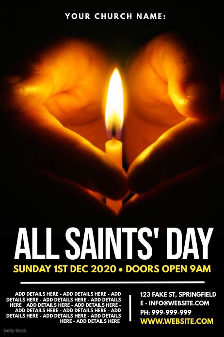 Copy of All Saints' Day Poster | PosterMyWall