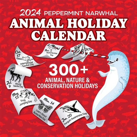 2024 Animal Holiday Calendar - Etsy