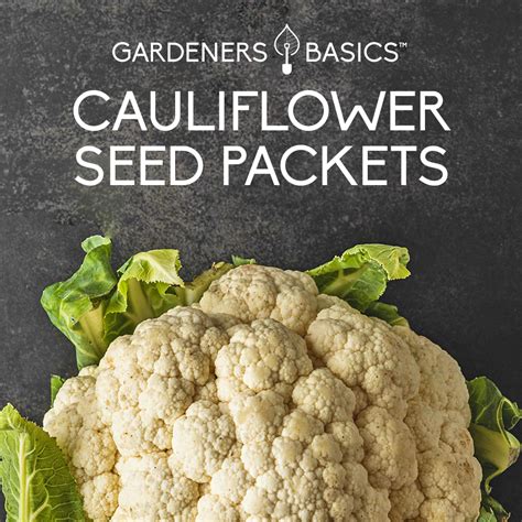 Cauliflower Seeds for Planting - Create Your Own Nutritious Garden ...