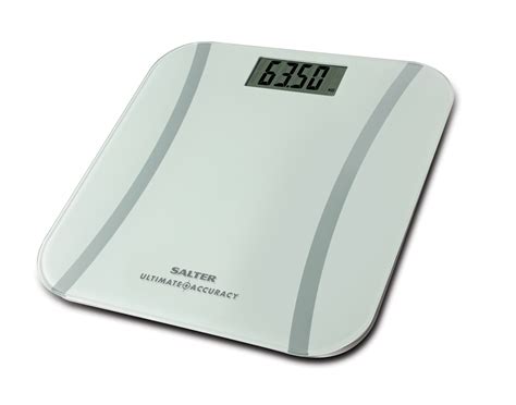 Salter Ultimate Accuracy Digital Bathroom Scales - White - 9073 WH3R