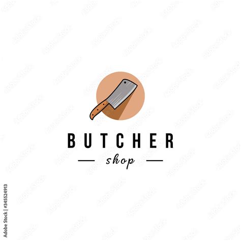 Vintage Butcher shop logo design vector Stock Vector | Adobe Stock