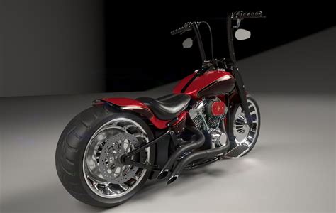 ArtStation - Big Custom Motorcycle | Game Assets