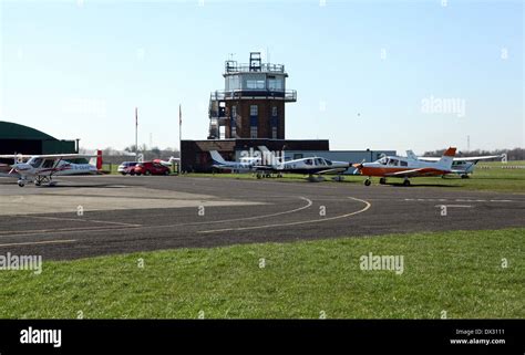 Barton Aerodrome, Manchester City Airport Stock Photo - Alamy