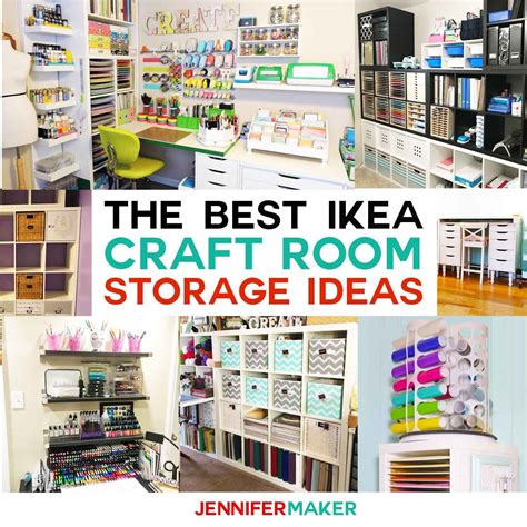 THE BEST IKEA CRAFT ROOM STORAGE SHELVES & IDEAS