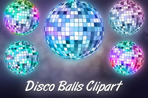 Disco Lights Clipart - Unicorn Party By North Sea Studio | TheHungryJPEG