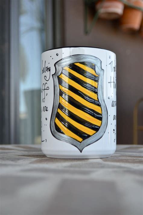 Items similar to Made to Order - Hufflepuff House Cup - Hogwarts Houses ...