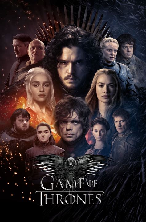 Poster fanart for Game of Thrones | Game of thrones poster, Game of thrones tv, Game of thrones cast