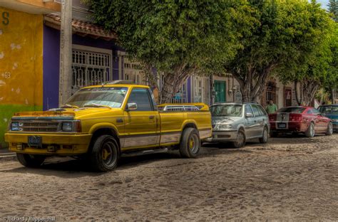 Customized Yellow Mazda Pickup | B2000 | Rick Ruppenthal | Flickr