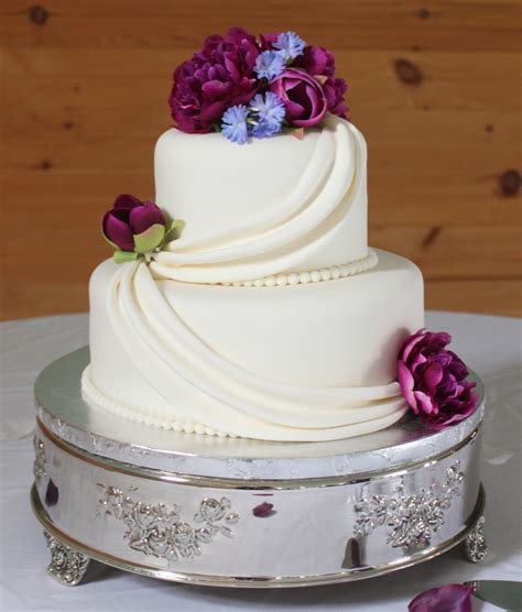 Swag Wedding Cake - CakeCentral.com