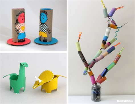 40 Recycled crafts for kids - The Craft Train