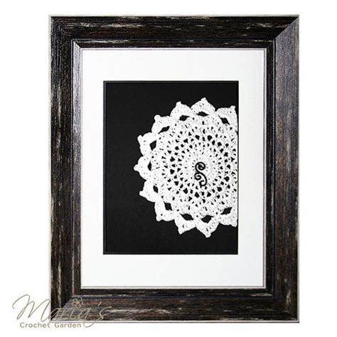 Vintage Inspired Crocheted Doily Artwork / Crochet Wall Decor - Etsy ...