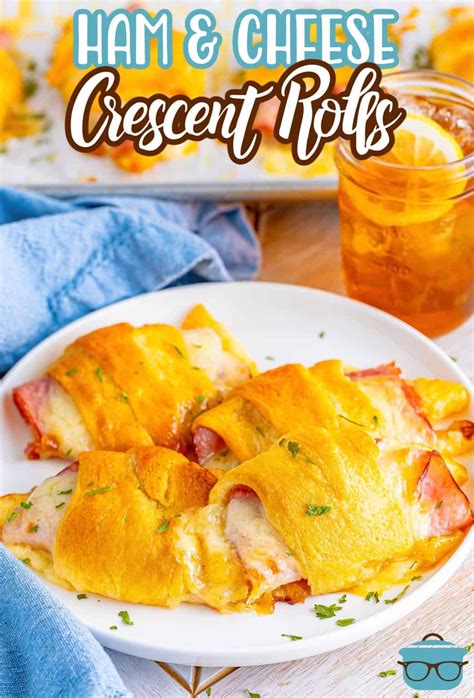 Ham and Cheese Crescent Rolls - The Country Cook