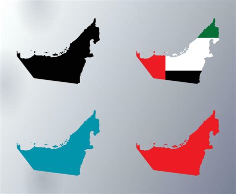 Vector illustration of dubai map on a white gradient background 23621257 Vector Art at Vecteezy