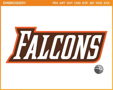 Bowling Green Falcons - College Sports Embroidery Logo in 4 sizes ...