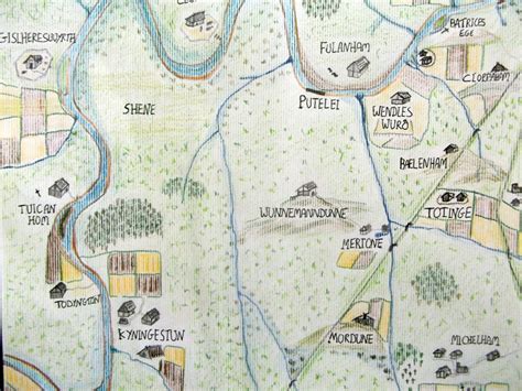 Modern Anglo-Saxon map of London