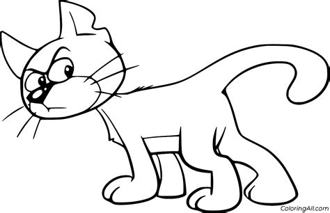 Azrael Cat Coloring Page - ColoringAll