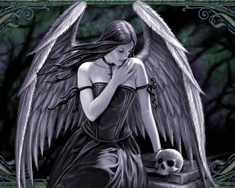 Fantasy Black Angel HD wallpaper download