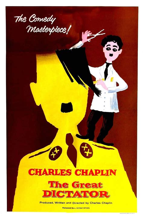 The Great Dictator (1940) starring Charles Chaplin | Original movie posters, Movie posters ...