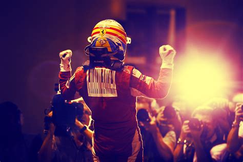 Yellow and red Ferrari full-face helmet, Ferrari, racing, Fernando Alonso, men HD wallpaper ...