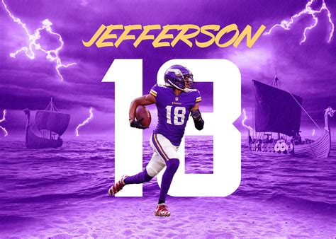 Justin Jefferson Vikings Wallpapers - Top Free Justin Jefferson Vikings Backgrounds ...