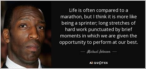 TOP 25 QUOTES BY MICHAEL JOHNSON | A-Z Quotes