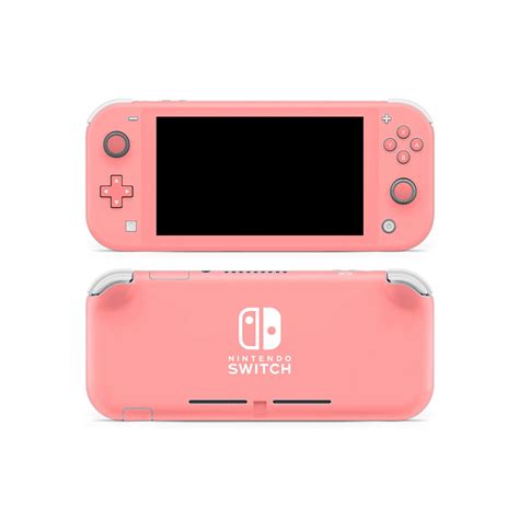 Sweet Pink Nintendo Switch Lite Skin Wraps | KO Custom Creations