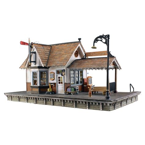 Woodland Scenics HO Scale Built-Up Building/Structure The Depot/Train ...