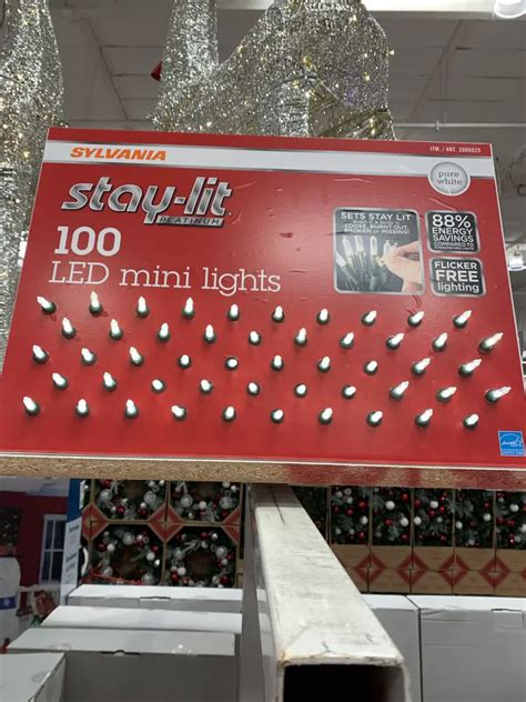 Costco Christmas Lights, Sylvania Mini Pure White 100 Count - Costco Fan