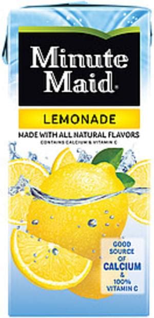 Minute Maid Lemonade - 1 l, Nutrition Information | Innit