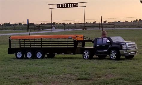 Cowboy Toys Ride On Truck And Trailer - ToyWalls