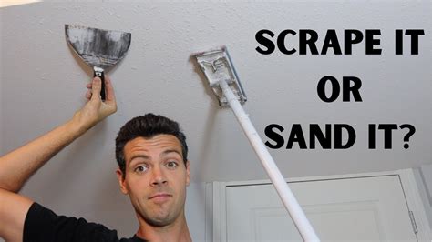 How To Remove Sand Texture From Ceiling | Shelly Lighting