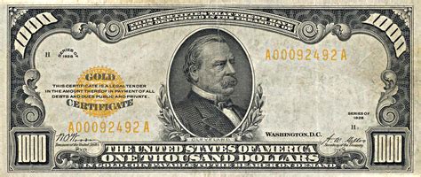 1000 Dollar Bill Printable