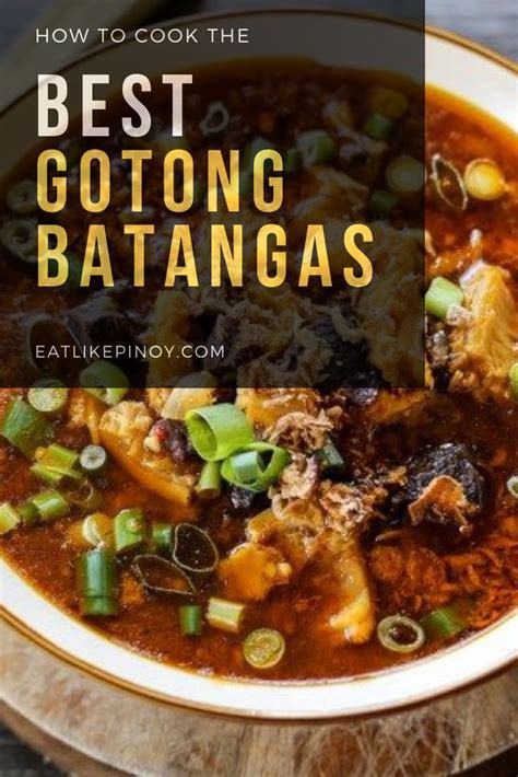 How to Cook The Best Gotong Batangas Soup Recipes | Eat Like Pinoy | Recipe | Cold weather food ...