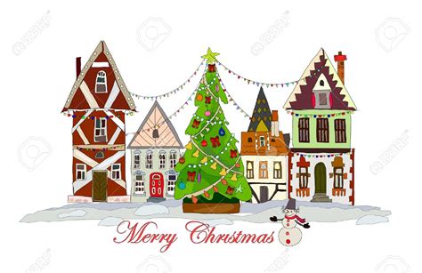 Christmas Village Clipart | Free download on ClipArtMag