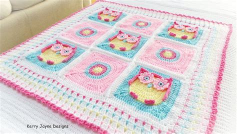 OWL BLANKET PATTERN Owl Blanket Crochet Pattern Crochet Owl - Etsy