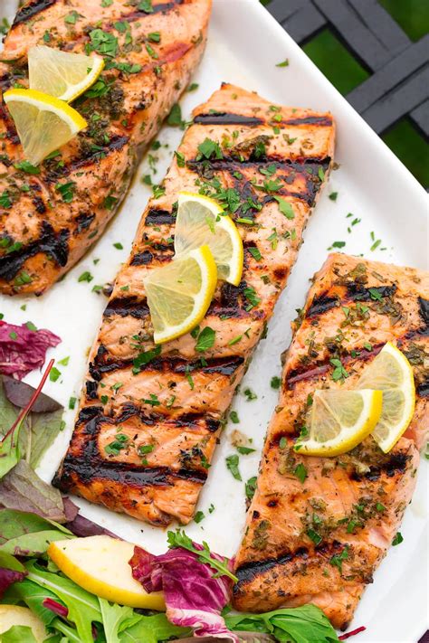 Grilled Lemon Garlic Salmon Recipe - Cooking Classy