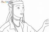 Pandora Avatar Coloring Pages sketch template